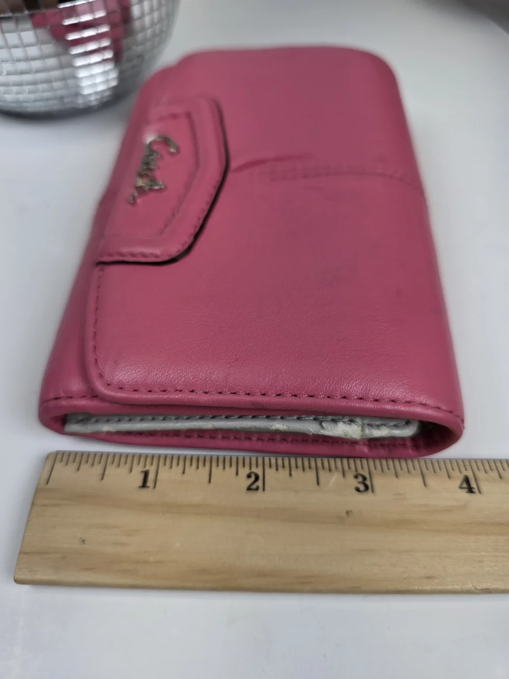 Coach pink leather